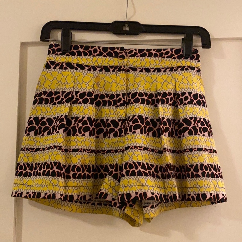 Printed Flared Shorts